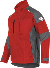 Kübler Jacke ACTIVIQ COTTON+ in Mittelrot/Anthrazit, Größe 3XL - Bild 1
