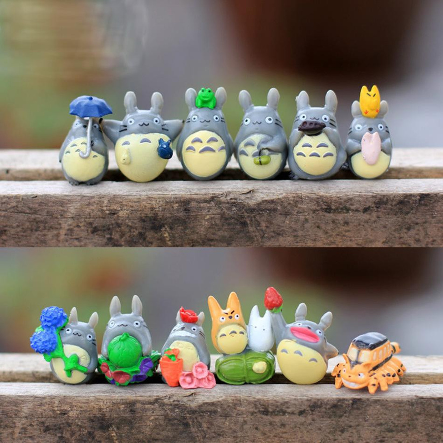 Yiran toy 1 Totoro Figur Mini-Statue Dekorative Ornamente ab 14+y - Bild 2