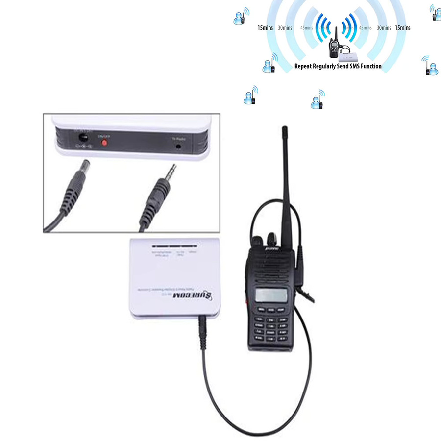 SURECOM SR-112 Controller Cross Band Duplex Repeater für Baofeng UV-5R UV-3R PLUS UV-5RA Zweiwegradio mit K1 Stecker in Weiß - Bild 3