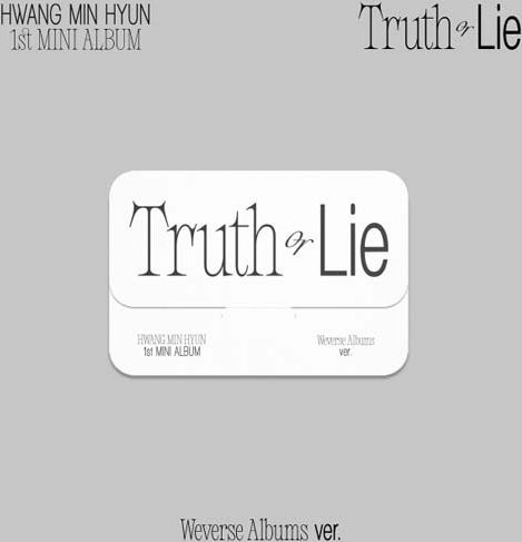 Wahrheit oder Lüge, 1. Mini-Album, Hwang Min Hyun, Weverse Alben ver., white - Bild 1
