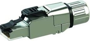 Telegärtner MFP8 IE RJ45-Steckverbinder für PROFINET, feldkonfektionierbar, Farbe: Silber - Bild 1