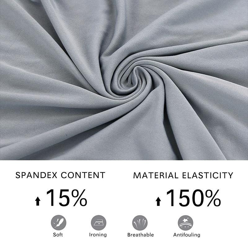 Yiran Furniture Stretch-Schonbezug für Relax Sessel und Liegestühle, 1-Sitzer, Weiß - Bild 3