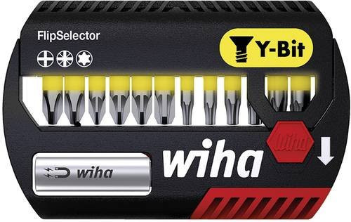 Wiha Bit-Set FlipSelector 13-teilig mit PH, PZ, TX und Y-Bits, 25 mm - Bild 1