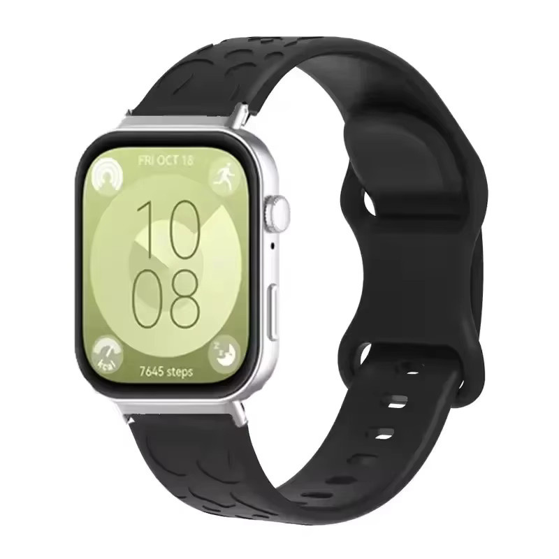 VATMENS Uhrenarmband Silikon, Leopard Print, für Huawei Fit 4 Pro, Fit 3 - Bild 2