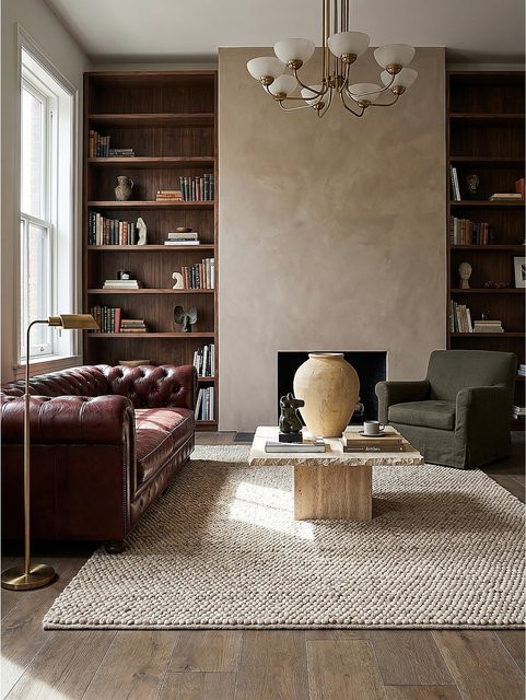 Teppich Kadima Design von MEDWAY aus Wollmischung in Beige, B/T: 80 x 150 cm - Bild 1