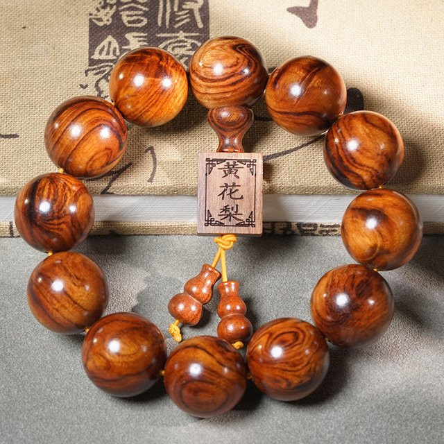 Armband XCL, Huanghuali-Gebetsperlen, 20 mm, Unisex - Bild 1