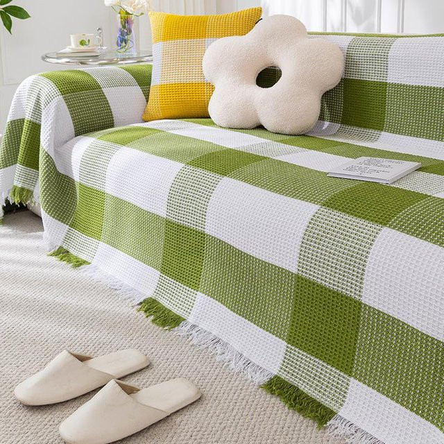 Super Six Baumwoll-Sofa-Abdeckung als universelle Staubschutzdecke im modernen Stil, B/B: 180 x 130 cm - Bild 1