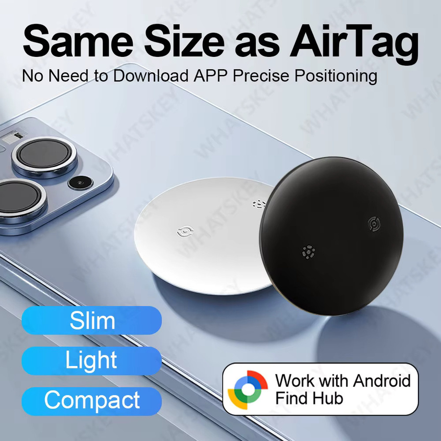 Google Find My GPS Tracker tragbarer Android Standort-Tracker in Weiß - Bild 2