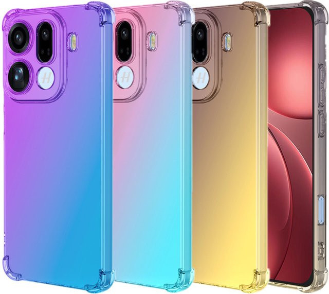 Stoßfeste TPU-Schutzhülle mit Farbverlauf für dein OPPO Find X9 Pro in Transparent - Bild 1