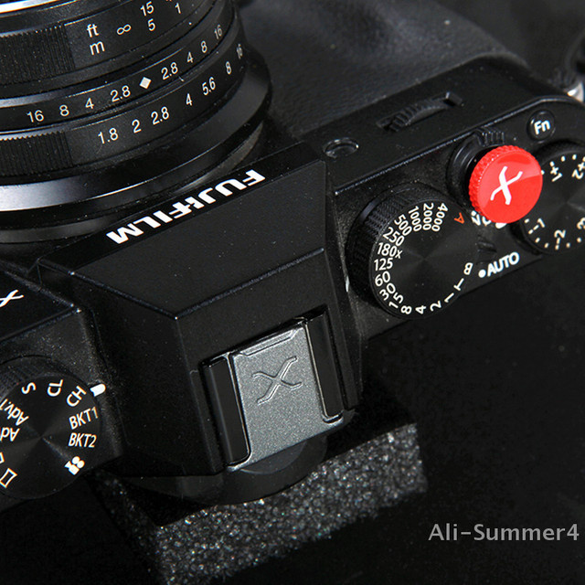 Metallkamera-Auslöser für Fujifilm in Rot, kompatibel mit X100V, X100F, X100S, X30, X10, XT30, XT20, XT10, XT4, XT3, XE, XE3 und XE2 - Bild 1