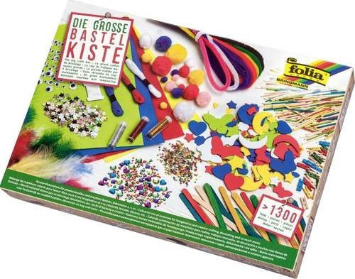 No Name Bastelkiste Grundmaterial-Box 1.300-teiliges Set - Bild 1