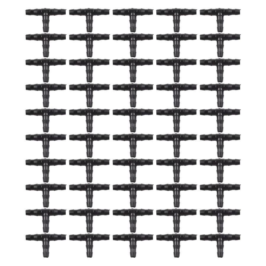 50 Stück Vibratite Bewässerungsanschlüsse mit Widerhaken, 4 mm, Schwarz - Bild 2