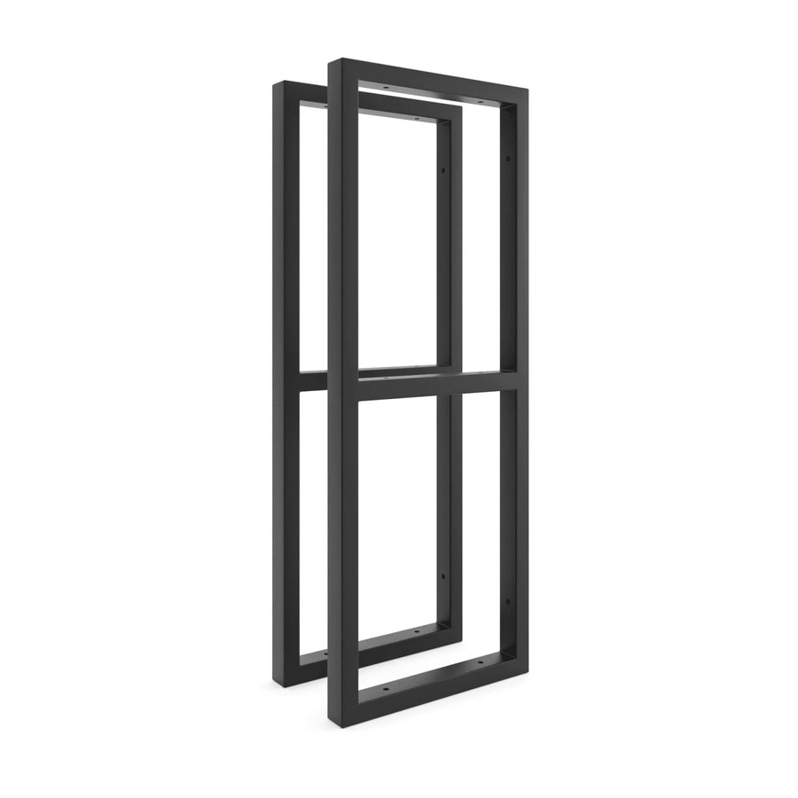 HEVVA Schwerlast Regalhalter HOHENBERG 2er Set Schwarz Matt Tiefe: 25 cm - Bild 2