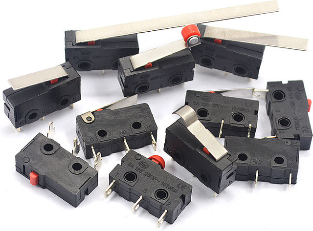 LYUNN 10 Stück KW11 Miniatur-Endschalter mechanisch 5 A 125/250 V selbstrückstellend - Bild 1