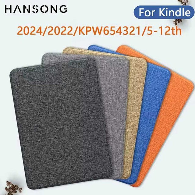 Hansong Magnetische Schutzhülle für Kindle Paperwhite Generationen 1 bis 12 in Grau - Bild 1