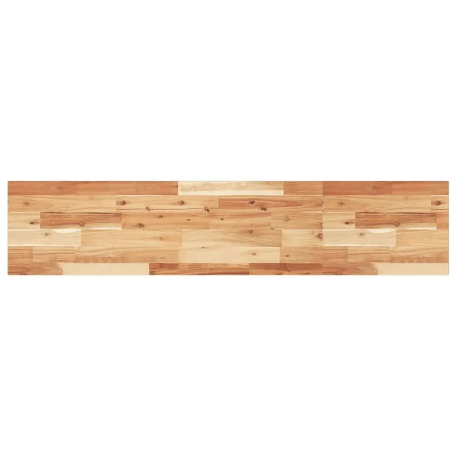 vidaXL Tischplatte Rechteckig aus Massivholz Akazie, Farbe: Braun, B/T/H: 160 x 30 x 2 cm - Bild 2
