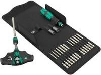 Wera Kraftform Kompakt 400 RA SHK Set 1 Bit-Satz mit Ratschenfunktion in Schwarz Grün Multicolour - Bild 1