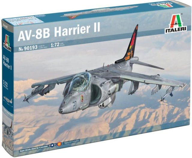 Italeri AV-8B Harrier II, Modell, 1:72, Grau - Bild 1