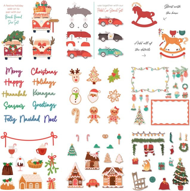 Metall Schneideform Weihnachten Lebkuchen Haus für DIY Scrapbooking und Handwerk in Multicolour - Bild 1