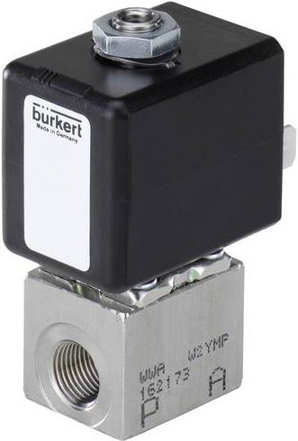 Bürkert Magnetventil 390271 7012 in Schwarz mit 24V Spannung - Bild 1