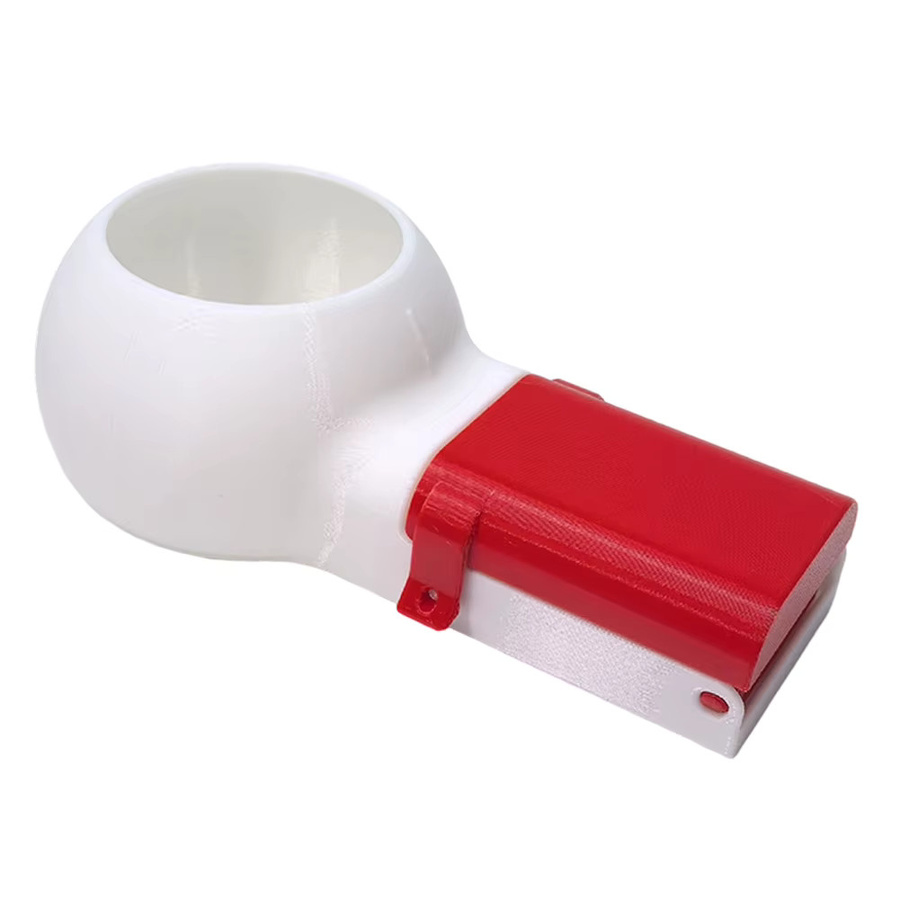 Elektrischer Staubkollektor für Bohrer und Sägen mit integriertem Guide und Wasserflaschen-Anschluss, Weiß, Durchmesser: 12,6 cm - Bild 4