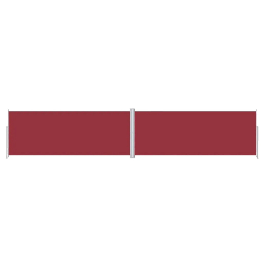 Furnicato Seitenmarkise ausziehbar Rot aus Polyester mit PU-Beschichtung B: 1000 cm, H: 200 cm - Bild 2