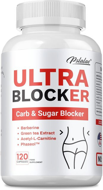 Pslalae Kohlenhydratblocker-Kapseln, Berberin, Grüner Tee, Weiße Bohnen, 120 Stück - Bild 1