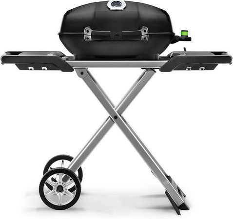 Napoleon TRAVELQ PRO285EX Elektrogrill mit klappbarem Wagen, Schwarz