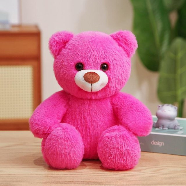 Dopamin Abschlussbär, Plüschtier, Regenbogen, Rosa / Pink - Bild 1