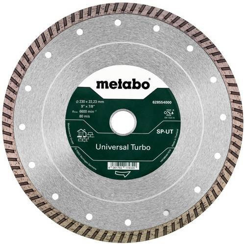 Metabo Diamanttrennscheibe Universal Turbo SP in Silber für Beton, Durchmesser: 230 mm, Bohrungs-Ø: 22,23 mm - Bild 1
