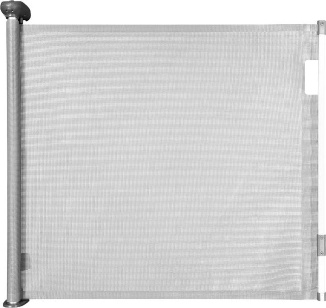 Badabulle Türschutzgitter Safe & Roll, ausziehbar, grau, Breite: 140 cm - Bild 1