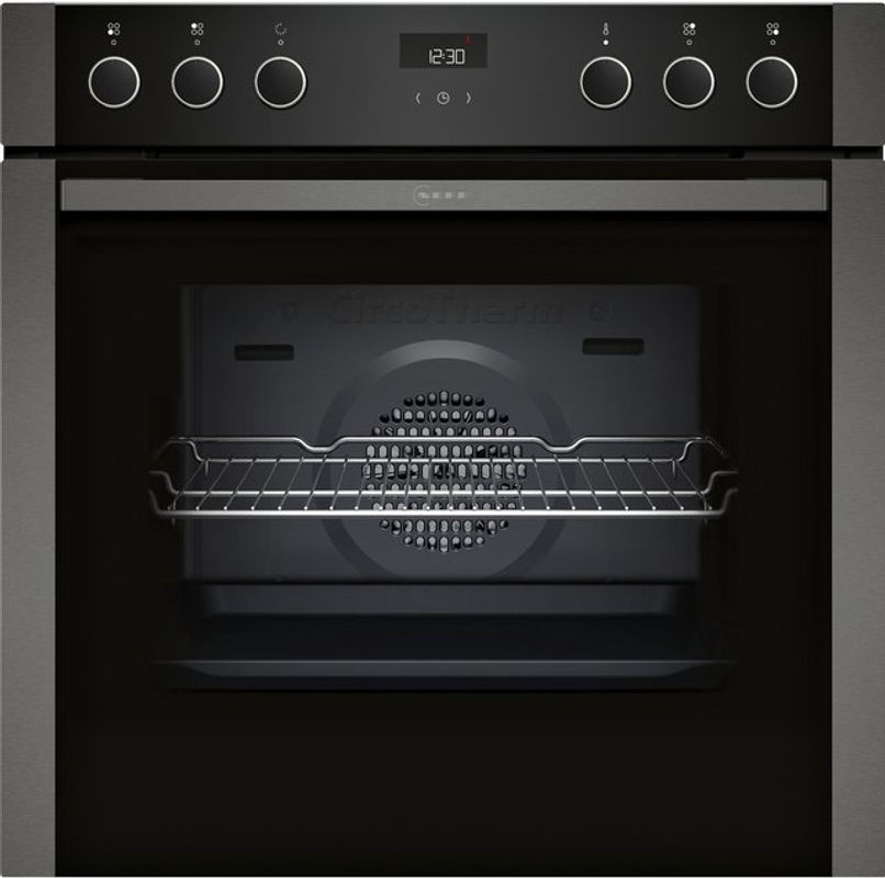 Neff HMK320SIF Herdset mit Induktionskochfeld in Graphit und Edelstahl - Bild 2