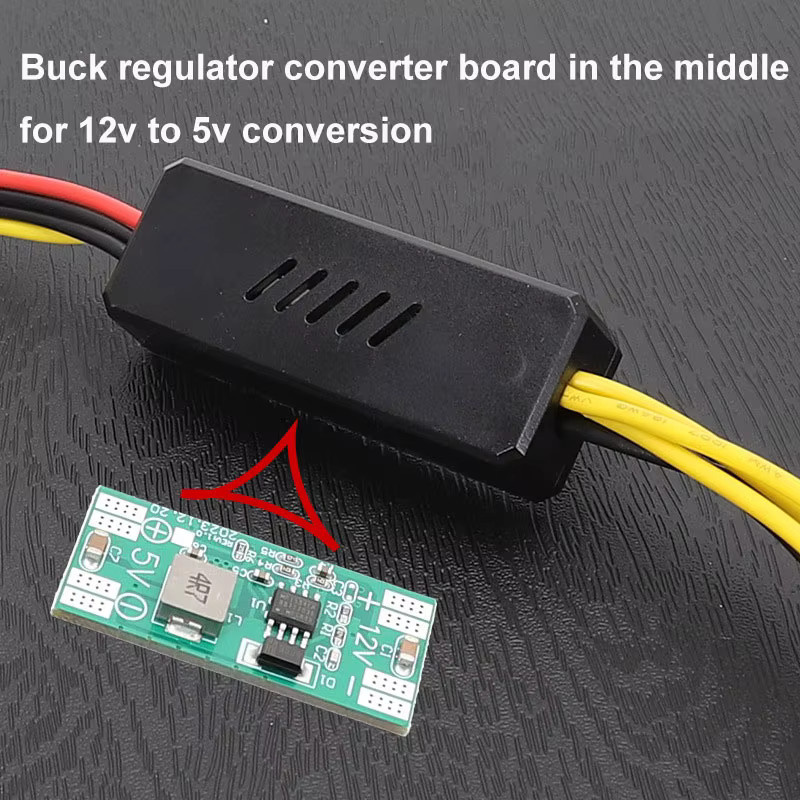 Angitu Adapter 8Pin GPU auf SATA/Molex Festplattenkabel, Schwarz - Bild 2