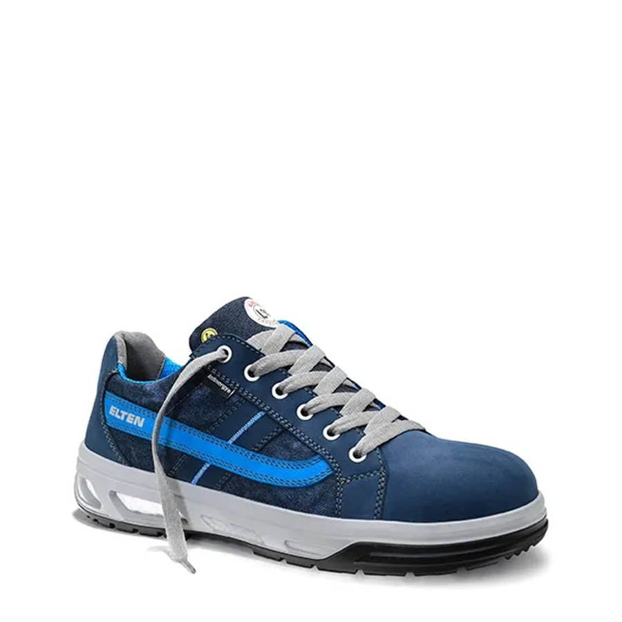 Elten Sicherheitshalbschuh Newton Xx10 Blue Low ESD S2 aus Leder, Farbe: Blau, Größe: 45 - Bild 2