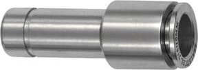 Riegler Gerade Steckverbindung Nippel 10 mm Rot aus Edelstahl für Schlauch Durchmesser 6 mm ES1.4404 - Bild 1