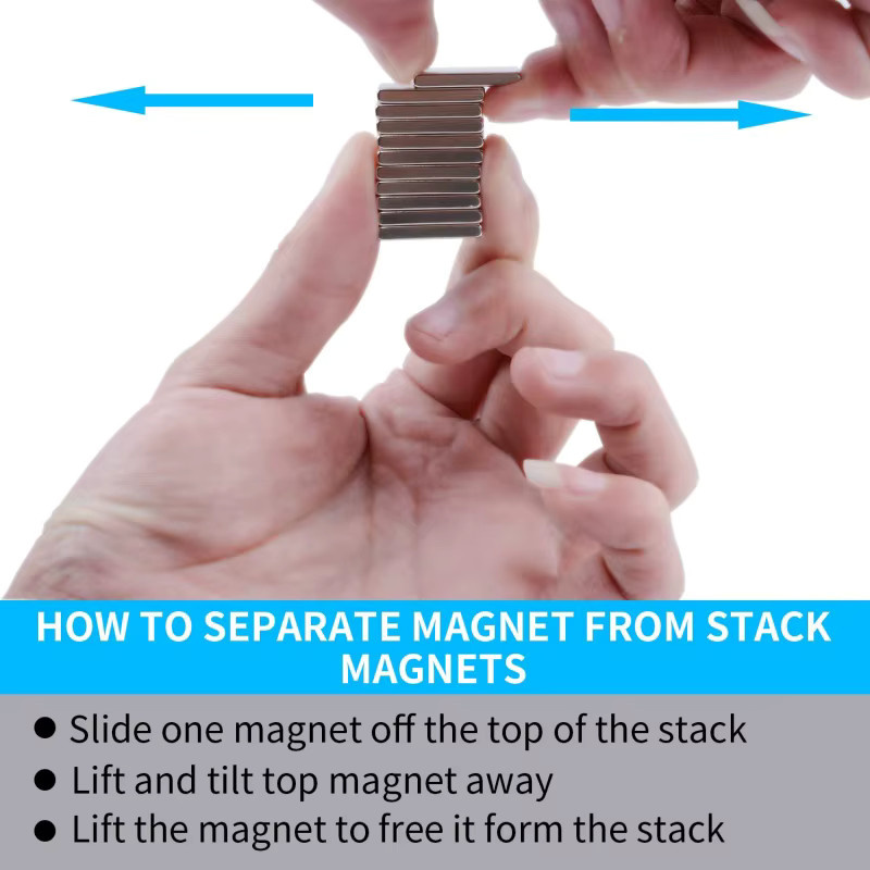 Neodym-Magnet N52 NdFeB Permanentmagnet Block mit Löchern in Silber, B: 30 mm, H: 9 mm, T: 5 mm bis 3 mm - Bild 3