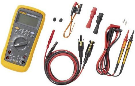 Fluke FLK-87VMAX-PVLEAD1 Digitales Hand-Multimeter CAT III 1000 V, CAT IV 600V in Gelb - Bild 1