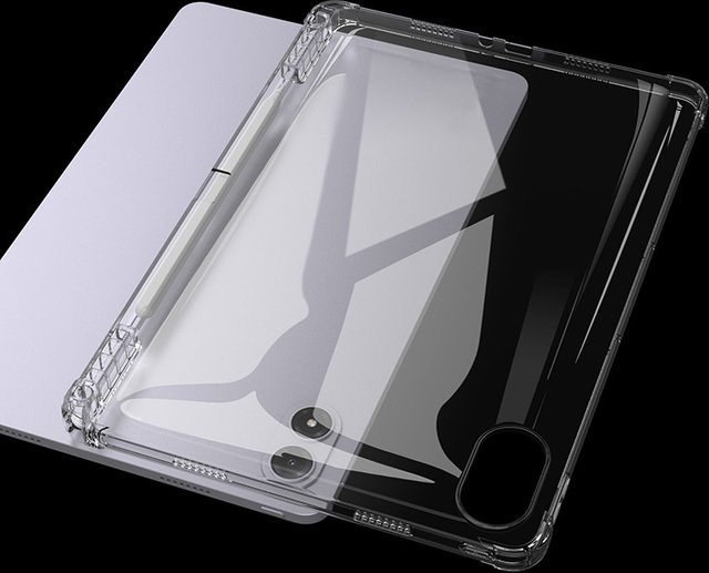 Xiaomi Schutzhülle für POCO Pad M1 und Redmi Pad Pro 12,1 Zoll, transparente TPU-Silikon-Hülle mit Airbag-Schutz - Bild 1