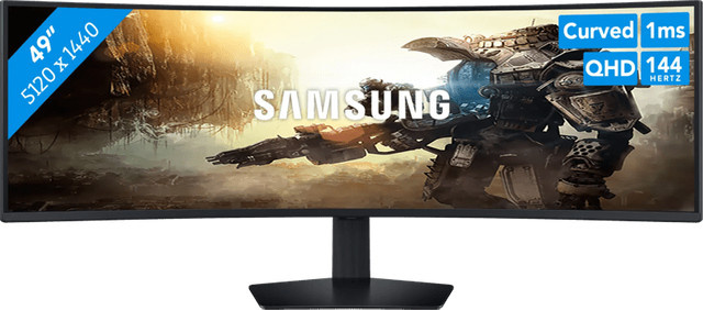 Samsung Odyssey LS49FG916EUXEN Gaming-Monitor, 49 Zoll, QHD 1440p, 144 Hz, VA-Panel, Schwarz - Bild 2