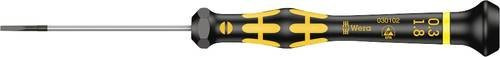 Wera 1578 A ESD Kraftform Micro Schlitz-Schraubendreher Schwarz Klingenbreite: 1,8 mm, Klingenlänge: 60 mm - Bild 1