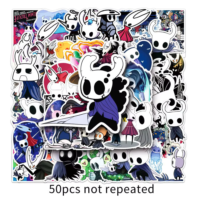 Bandai Hollow Knight Aufkleber, 50-teiliges Set, Fantasy, bunt - Bild 4