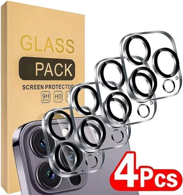 HD Kamera-Objektivschutz aus gehärtetem Glas für Apple iPhone 16 15 14 13 12 11 Pro Max Plus Mini in Transparent - Bild 1