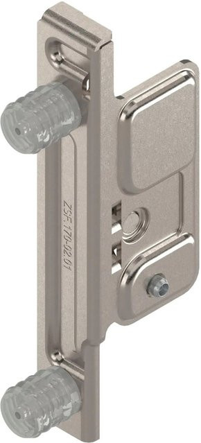 Blum Frontbefestigung Metabox Zarge M K H Pressversion Links aus vernickeltem Stahl in Silber - Bild 1