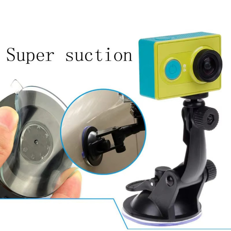 Verstellbare Saugnapf-Halterung für GoPro Action-Kameras, Schwarz, kompatibel mit GoPro Hero 12, 11, 9 und 8 - Bild 4