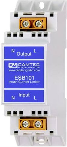 Camtec Einschaltstrombegrenzer ESB101.33 16 ⅓ - 440Hz in Weiß - Bild 1