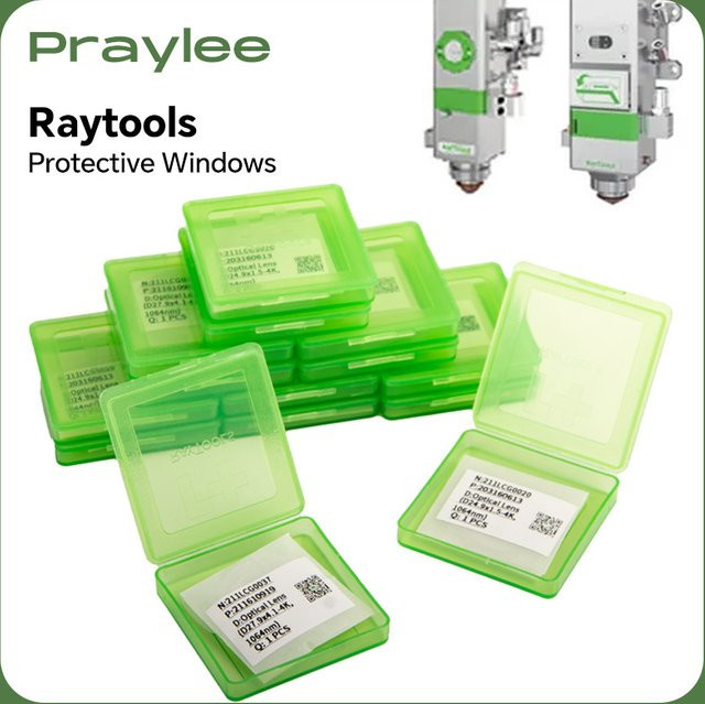 Raytools Laserschutzfensterlinse Original Faserlaserlinse für BM110 BM111 BT210 B/T/H: 27,9 x 4,1 x 24,9 cm - Bild 1