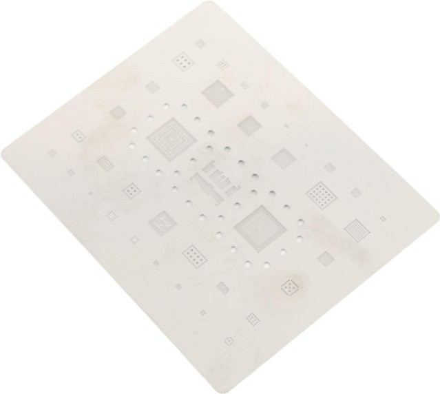 Painter Reballing Schablone für Handy CPU Zinnpflanzvorlage im Halbgravurverfahren für die A53 Serie, Silber - Bild 1