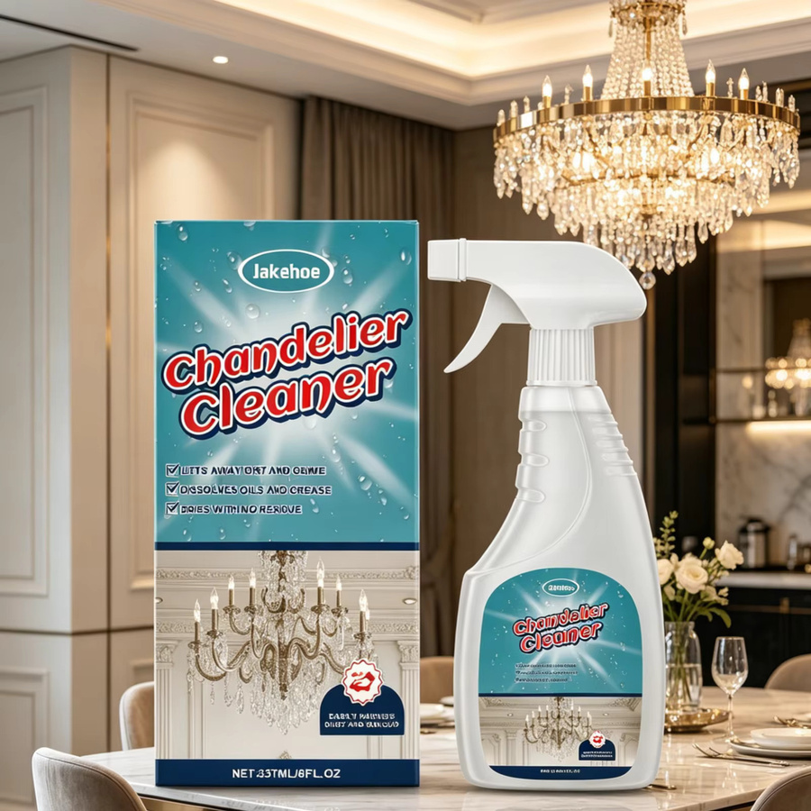 Jakehoe Kristall-Kronleuchter-Reinigungsspray Fleckenentferner zur einfachen Anwendung ohne Demontage, 237ml - Bild 3