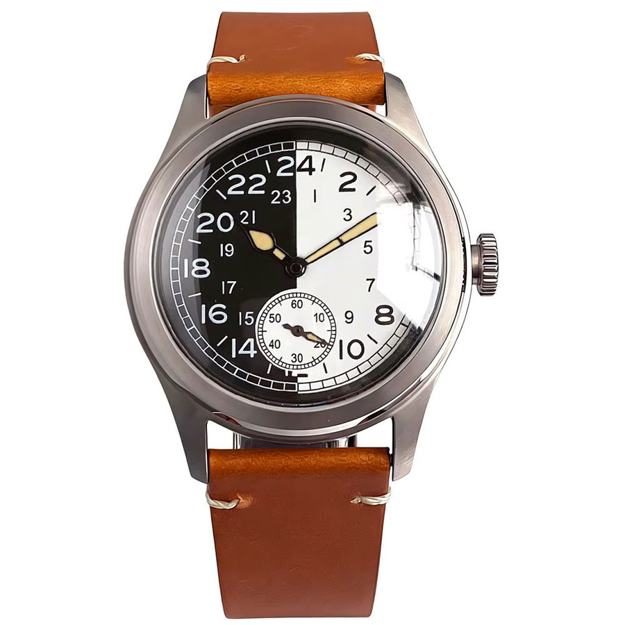 Tandorio Armbanduhr Automatik, Edelstahl, 38 mm, Leder, Herren - Bild 4