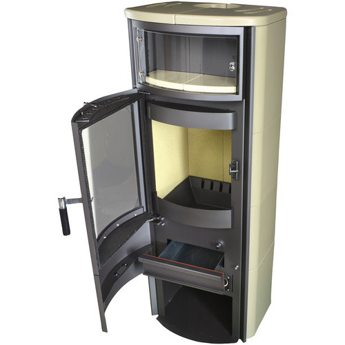 Hark Kachelofen Opera B Grande in Creme mit Automatik und 7 kW Leistung - Bild 4
